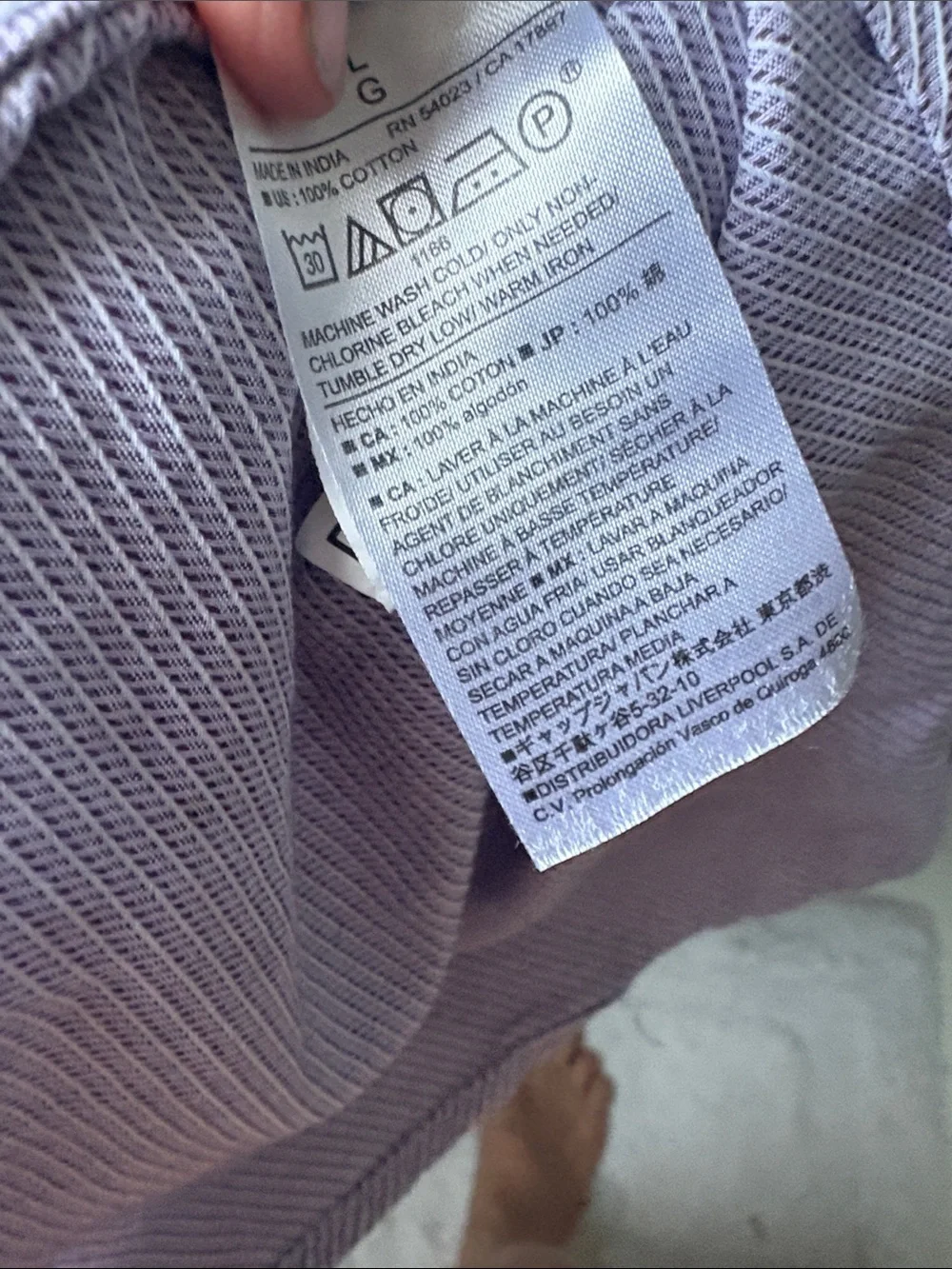 Banana Republic Lavender Micro-Stripe Dress Shirt - Like New!